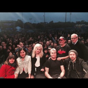 Greg Graffin, Henry Rollins, Tim McIlrath and the rest of the Riot Fest Discussion with the members of Pussy Riot, CHICAGO 2014